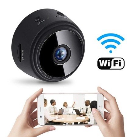 150° WiFi Mini Wireless Panoramic Camera - Μαύρο