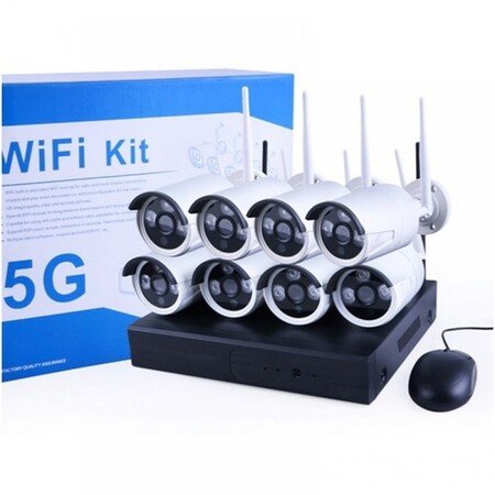 8 Κάμερα 5G WiFi NVR κιτ CCTV