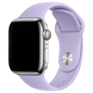 Λουράκι σιλικόνης για Apple Watch - Μωβ ανοιχτό