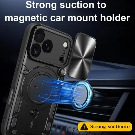 Θήκη Bucephalus αντικραδασμική για iPhone 17 Pro - Μαύρη