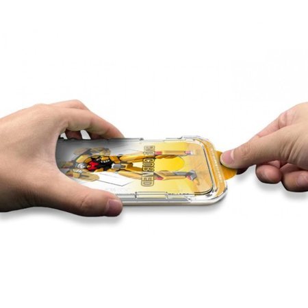 Προστατευτικό γυαλιού 9D με πλαίσιο εύκολης εγκατάστασης για iPhone 16e