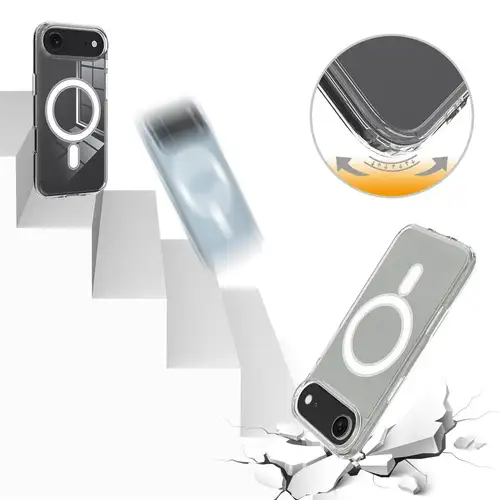 Magsafe кейс за iPhone 17 Air - Прозрачен