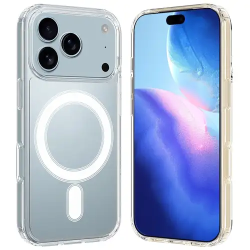 Magsafe кейс за iPhone 17 Pro Max - Прозрачен