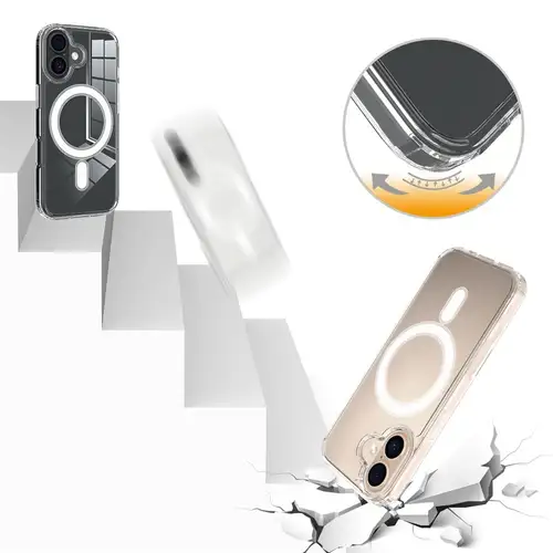 Magsafe кейс за iPhone 17 - Прозрачен