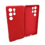 Луксозен силиконов калъф за Samsung Galaxy S25 Edge - Червен