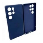 Луксозен силиконов калъф за Samsung Galaxy S25 Edge - Син