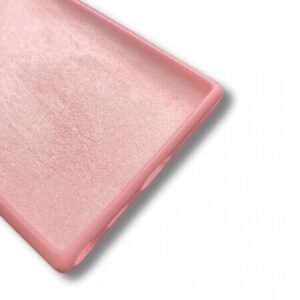 Луксозен силиконов калъф за Samsung Galaxy S25 Edge - Розов