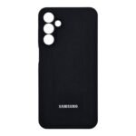 Силиконов гръб Samsung с лого за Samsung Galaxy A35 - Черен