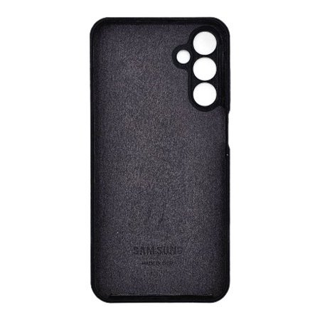 Силиконов гръб Samsung с лого за Samsung Galaxy A55 - Черен
