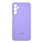 Θήκη Σιλικόνης Samsung με Λογότυπο για Samsung Galaxy A36 - Μωβ 1 Силиконов гръб Samsung с лого за Samsung Galaxy A36 - Лилав