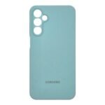 Θήκη Σιλικόνης Samsung με Λογότυπο για Samsung Galaxy A16 - Άριστη 1 Силиконов гръб Samsung с лого за Samsung Galaxy A16 - Мента