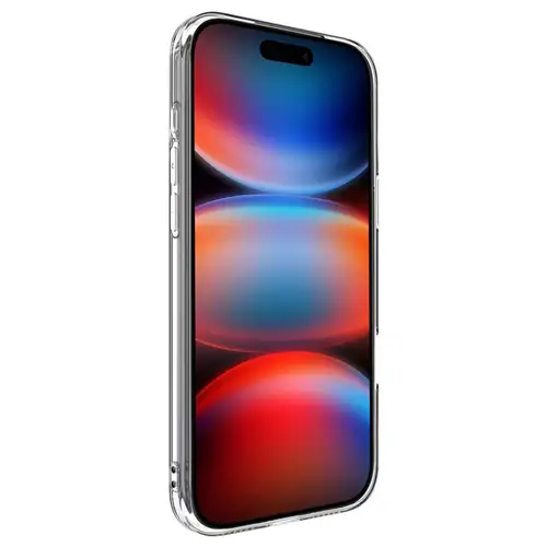 Ултра тънък силиконов калъф за iPhone 17 Pro Max - Прозрачен