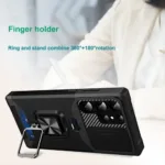 Удароустойчив кейс с Джоб за карти (4в1) за Samsung Galaxy S25 Ultra