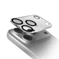 3D стъклен протектор за камера iPhone 17 Pro Max - Прозрачен