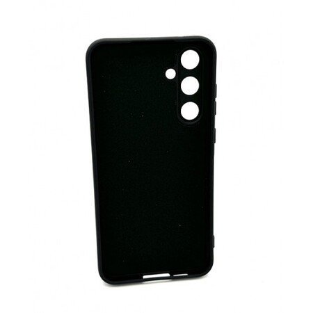 Луксозен силиконов калъф за Samsung Galaxy S24 FE - Черен