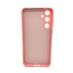 Луксозен силиконов калъф за Samsung Galaxy S24 FE - Розово злато