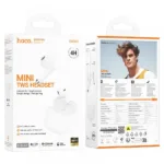 Ασύρματα ακουστικά Bluetooth Hoco με δυνατότητα Hey Siri White 201-4-1777733816346