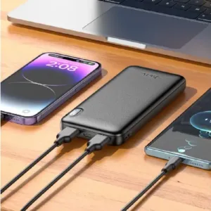 HOCO Преносима батерия 10,000 mAh, 2xUSB-A - Черен J128 - Εικόνα 3