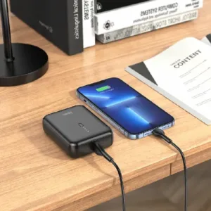 HOCO Преносима батерия 5,000 mAh, мини, 1XUSB-C - Черен J96 - Εικόνα 3