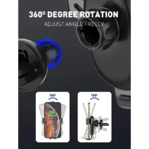 LDNIO Auto Lock Автомобилен държач за телефон - Червен MG01 - Εικόνα 7