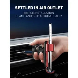 LDNIO Auto Lock Автомобилен държач за телефон - Червен MG01 - Εικόνα 9