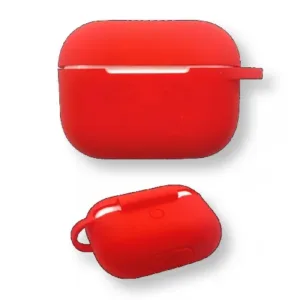 Силиконов калъф за AirPods Pro 2 - Червен - Εικόνα 3