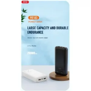 XO Преносима батерия 20,000 mAh, 2xUSB-C/1xUSB - Бял PR183 - Εικόνα 6