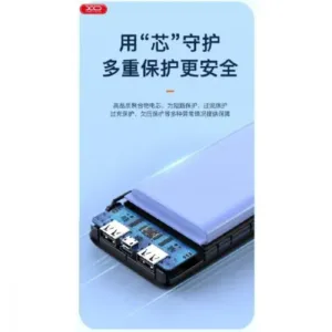 XO Преносима батерия 20,000 mAh, 2xUSB-C/1xUSB - Бял PR183 - Εικόνα 7