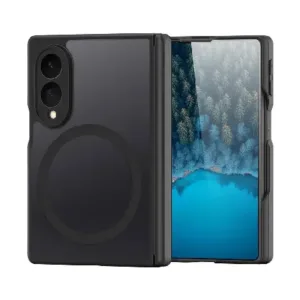 Πολυτελής ματ θήκη MagSafe για Samsung Galaxy Z Fold 8 – Μαύρη
